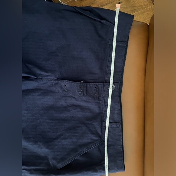 OLD NAVY High Rise Navy Blue Button Fly Shorts Size 12 - Picture 9 of 12